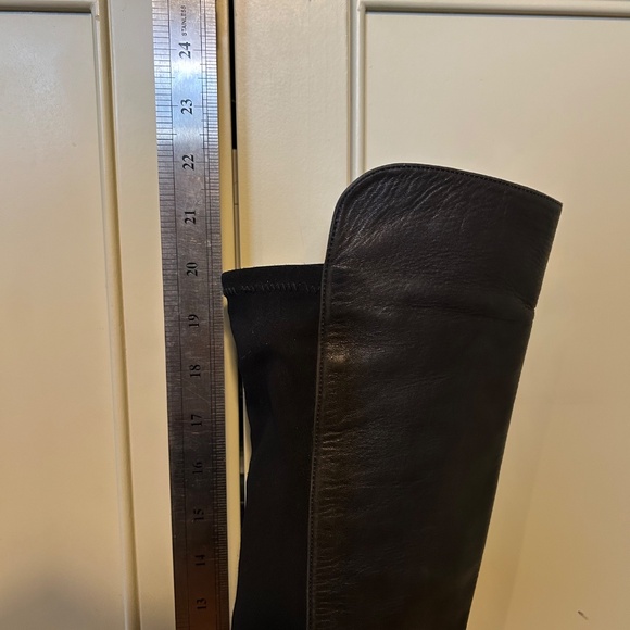 Stuart Weitzman black over-the-knee boot 7M - Picture 8 of 15